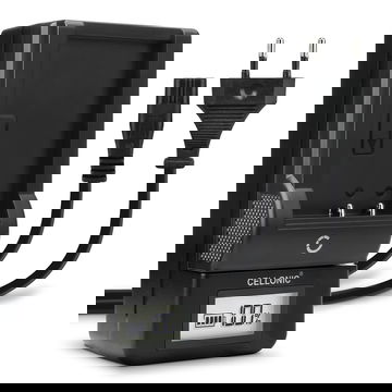 Ladegerät für Easypix NP-60 / NP-120 (DTX5500 / DV5011 / DV5311 / DVX5050 full HD / DV5311 HD / DVX5270 HD) Kamera-Akkus von CELLONIC