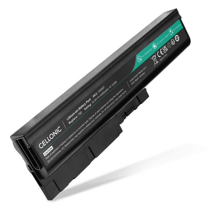 Lenovo ThinkPad T61 Batteria 4400mAh marcata Cellonic