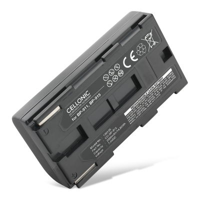 Batteria per Canon XF100 XL1 XH-A1 XM2 XL2 XM1 XL1S XF105 XL-H1 XH-G1 E-30 V60Hi MV1 V420, Phase One P25, P45, P65 BP-915 BP-945 BP-930 BP-911 BP-941 BP-927 BP-924 BP-914 (2000mAh, 7.4V) marca CELLONIC