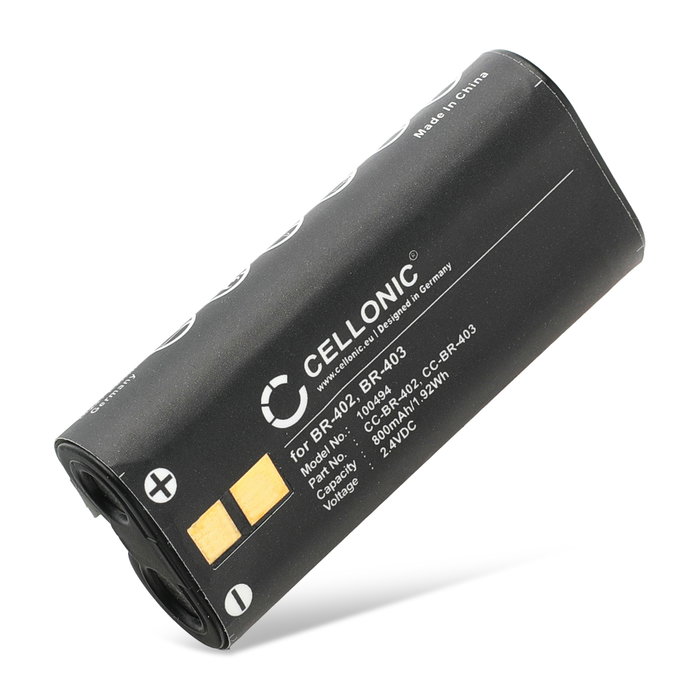 Batterie pour Olympus DS 4000, DS 3300, DS 2300, DS 5000, BR402, BR403 BR-402, BR-403 (800mAh, 2.4V) de CELLONIC