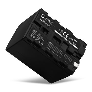Batteria NP-F970 -F960 NP-F550 -F570 -F750 -F770 -F330 per fotocamera Sony DSR-PD150 PD170 FDR-AX1 DCR-VX2100 GV-D200 HDR-FX7e FX1 FX1000 Affidabile ricambio da 6600mAh, marca CELLONIC