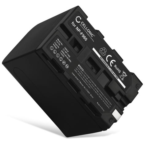 Batteria per Z Cam E2, E2 Cinematic Camera; Sony CCD-SC5 NP-F970 -F960 NP-F550 -F570 -F750 -F770 -F330 (6600mAh, 7.4V) di CELLONIC
