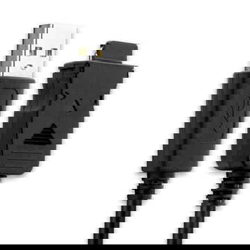 Câble Connector de 1m pour montre Samsung SGH-T100, SGH-D500, SGH-D600, SGH-E700, SGH-A800 data et charge noir en