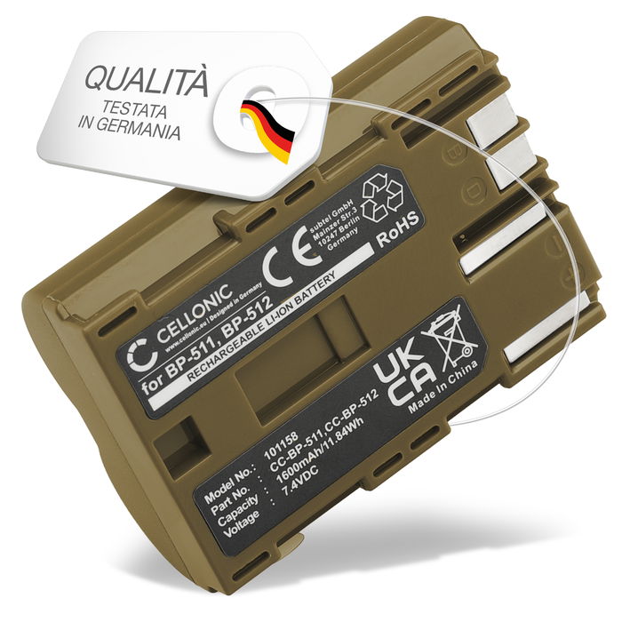 Batteria Canon MV600i, 1600mAh