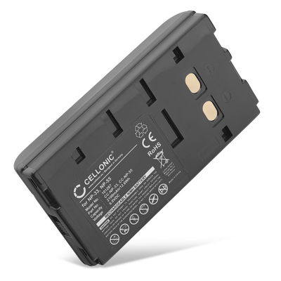 Akku für Sony M9, 380, TR2000, EB55, V900, V90, V5000, TR55, FX300, TR350, NP33, NP55 2100mAh von CELLONIC