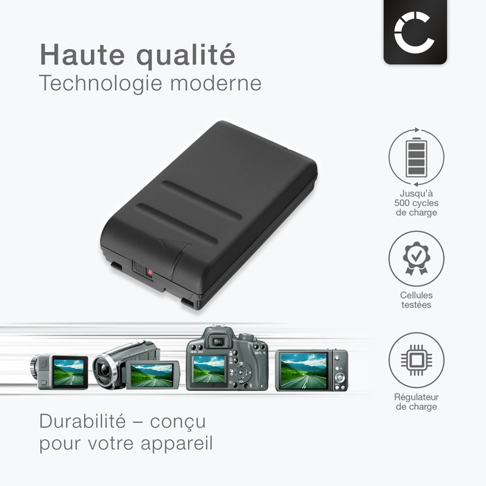 Batterie pour Sony CCD-TRV208 CCD-TRV106K CCD-TRV116 CCD-TRV128 1400mAh