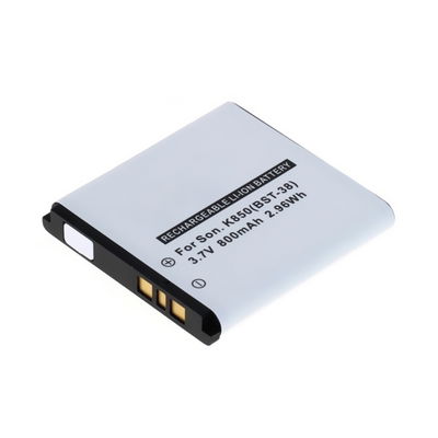 Ersatz Akku für Sony Ericsson W995 / W580i / C902 / C510 / C905 / R300 / K850i / T303 Handy / Smartphone - Ersatzakku BST-38 800mAh , Handyakku