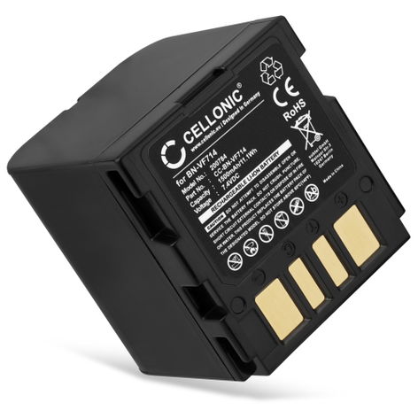 Batteria per JVC GR-D239; GR-D240; GR-D245; GR-D246; GR-D247 BN-VF714 (1500mAh, 7.4V) di CELLONIC