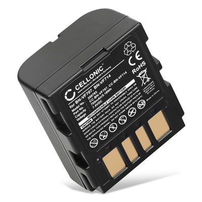 Battery for JVC GR-D240 -D239 -D245 -D270 -D325 -DF540 -DF565 -DF570 GZ-MG505 -MG20 -MG21 700mAh 7.4V from CELLONIC