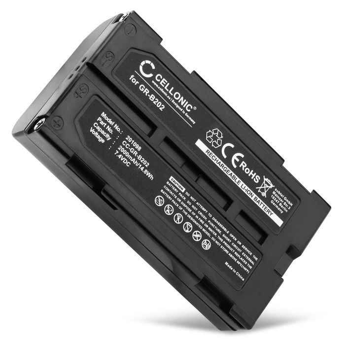 CELLONIC Camera Battery for Panasonic NV-DX1, NV-GS280, -GS250, VM-H775, RCA Pro-V730 Replacement GR-B202,VW-VBD070,-VBD1,VM-BPL13,-BPL27 Battery 2000mAh Backup VW-B202,VW-VBD1,VW-VBD2