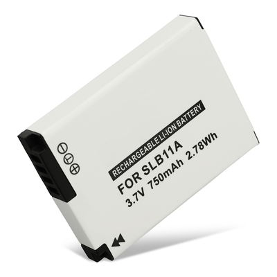 Batteria EA-SLB11A, SLB11A, SLB-11A per fotocamera Samsung WB100 WB5000 WB550 WB600 WB2000 EX1 PL50 PL55 PL65 L200 L100 ES60 ES55 ST1000 Affidabile ricambio da 750mAh, marca CELLONIC