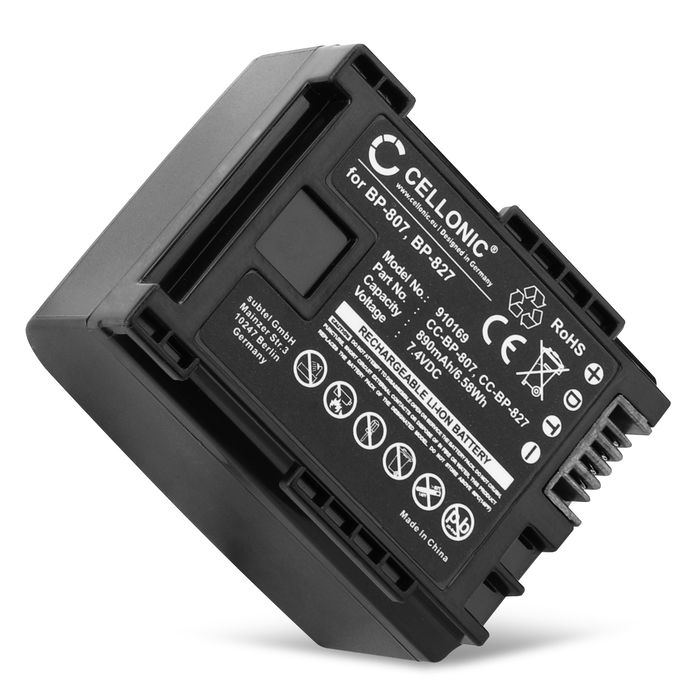 Canon LEGRIA HF200 Akku 890mAh Ersatzakku Batterie von CELLONIC