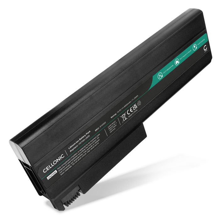 HP Compaq nc6320 Akku 6600mAh Ersatzakku Batterie von subtel