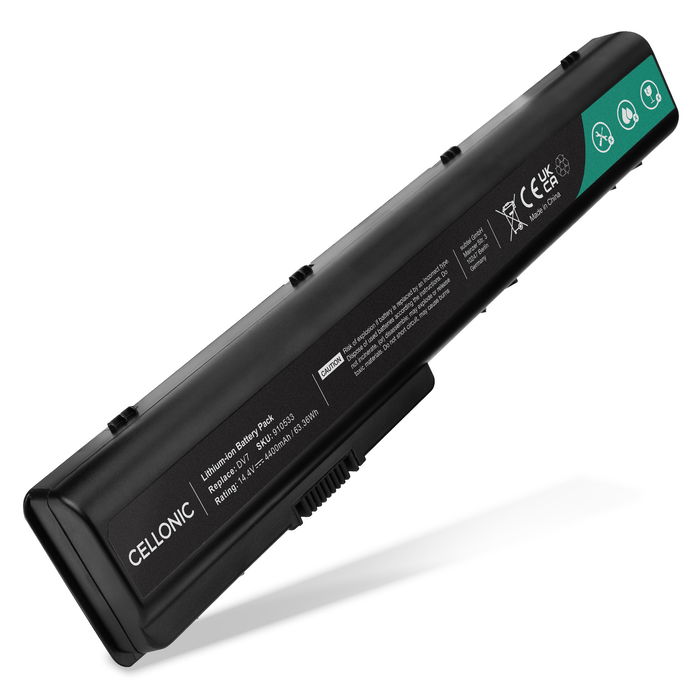HP Pavilion dv7-1200 Akku 4400mAh Ersatzakku Batterie von subtel
