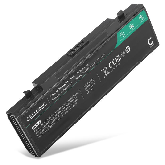 Samsung R70 Akku 6600mAh Ersatzakku Batterie von Cellonic