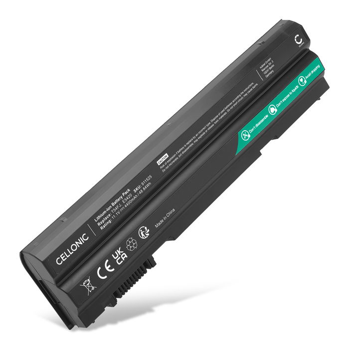 Batteria per portatile Dell Latitude E5430, E5530, E6430, E6540, E6520, E6420, E6440, E6530, E5520, Inspiron 17R, 15R, 14R, T54FJ, M5Y0X,P15F ricambio per laptop 4400mAh 11.1V 