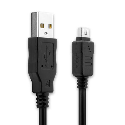 12 Pin USB Kamera USB Kabel für Olympus OM-D E-M1 E-M10 Mark II OM-D E-M5 Mark II Pen E-PL7 E-PL3 Tough TG-4 XZ-1 Video-/ Fotokameras - CB-USB6 CB-USB8 Datenkabel 2.0, PVC Ladekabel