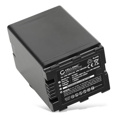 Batteria per Panasonic HCX929 TM900 SD900 SD800 SD909 HS900 VBN130 VBN260 3300mAh da CELLONIC
