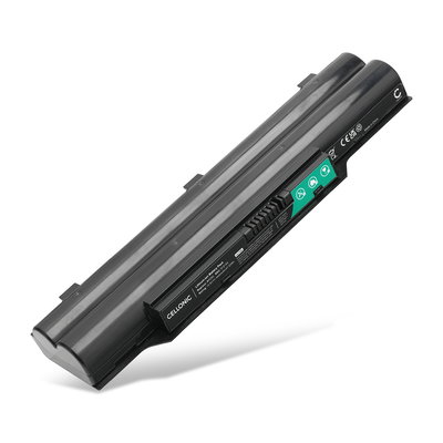 Batterie pour Fujitsu Lifebook AH54/H, AH530, A530, MG50SN, MG50U, MG50U/V, MG50W, MG75SN, MG75U, FPCBP250 10.8V 4400mAh de CELLONIC