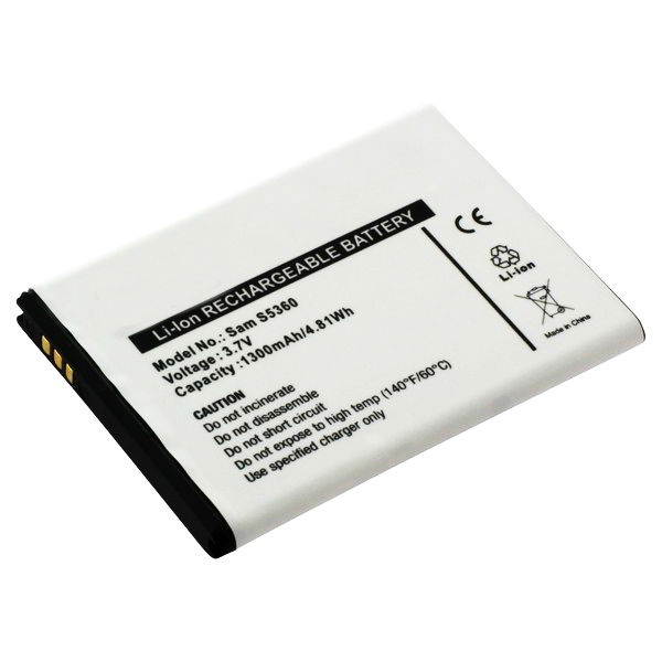 Samsung GT-S5360 Galaxy Y Akku 1300mAh Ersatzakku Batterie von subtel