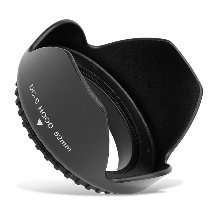 Ø 52mm Camera Lens Hood for Universal Ø 52mm - Plastic Bayonet Flower / Tulip / Petal Lens Shade from CELLONIC