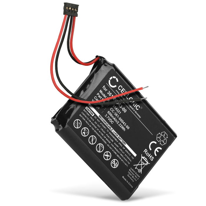 Garmin 361-00043-01 Batteria marcata CELLONIC, 600mAh di capacità
