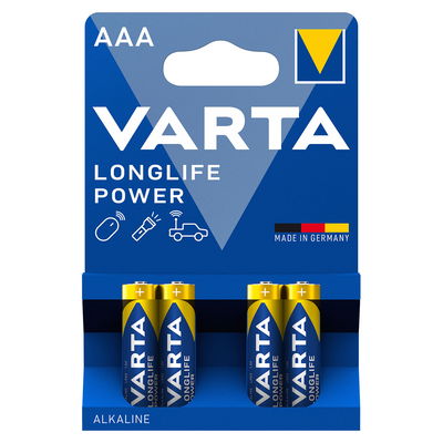 Batteries AAA  Varta High energy Alkaline Varta 4903 4x