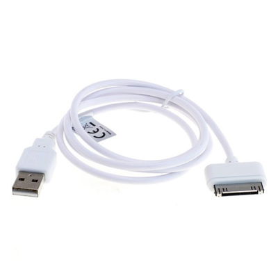 USB Kabel für Apple iPod Mini (1. & 2. Gen.) Nano (1. - 6. Gen.) Touch (1. - 4. Gen.) - MA591G MP3 Player und Abspielgeräte - Ladekabel 1m Datenkabel weiß