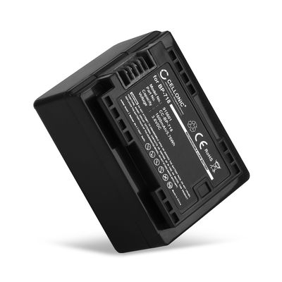 Batterie 1600mAh pour appareil photo Canon LEGRIA HF R506, VIXIA HF M50 - Remplacement modèle BP-718 BP-727