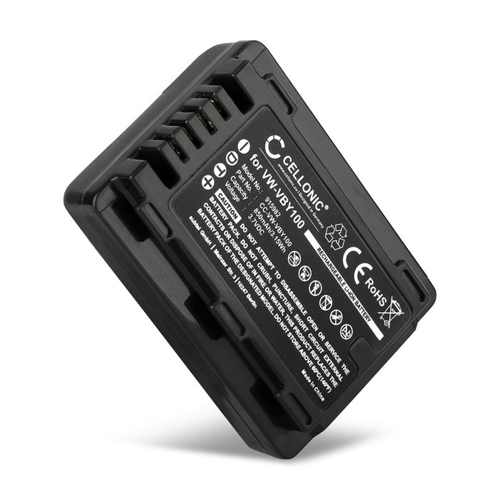 Panasonic VW-VBT190 Batterie 850mAh de Cellonic
