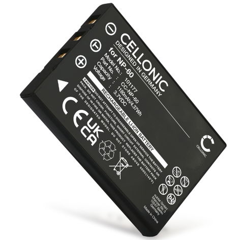 Akku für Falk IBEX 30, Falk IBEX 30 Cross, Falk IBEX 40 / Falk NP-60 1180mAh von CELLONIC