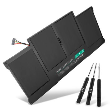 1x Batterie pour Apple MacBook Air 13 - A1466, A1369, MC503, MC504, Apple A1369 7.6V 4800mAh + kit d'outils de CELLONIC