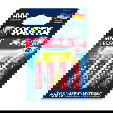 Batterien AAA  Varta Max Tech Varta 4703 4x