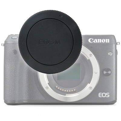 Tappo per corpo macchina per Canon EF-M Mount (EOS M, EOS M3, EOS M5, EOS M6, EOS M10 - RF-4), tieni lontano la polvere dalla tua fotocamera, Coperchio Copertura Cover Cap baionetta, CELLONIC