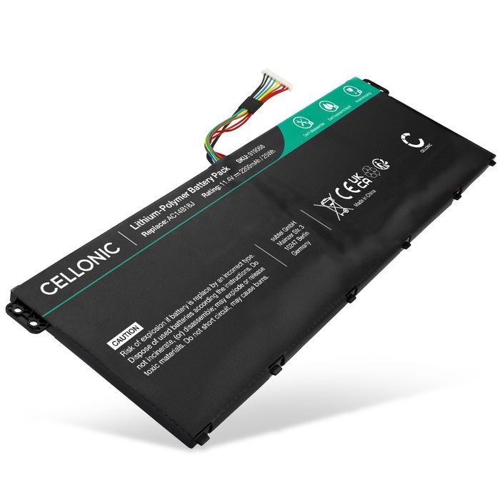 Acer AC14A8L(3ICP7/61/80) Batterie 11.4V 2200mAh de Cellonic