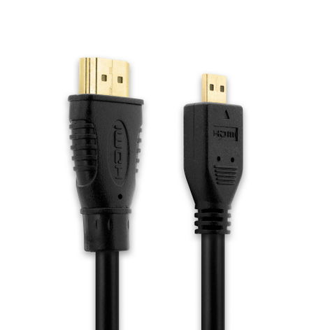 Micro HDMI Type D Kabel für TV, DVD, Blu-Ray, Kamera, Monitor - 3m Micro HDMI Type D zu Micro HDMI (Type D) Verbindungskabel