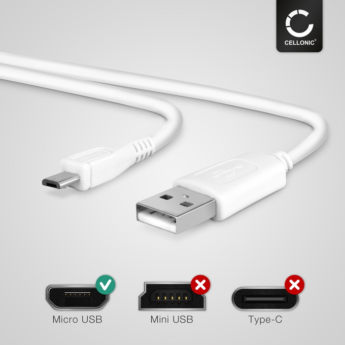 Cavo USB Micro-B BOKA 1 Metro Per Ricarica E Sincronizzazione - Compatibile Nikon UC-E20 UC-E21