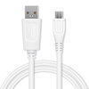Micro USB 2.0 PVC-PVC, white