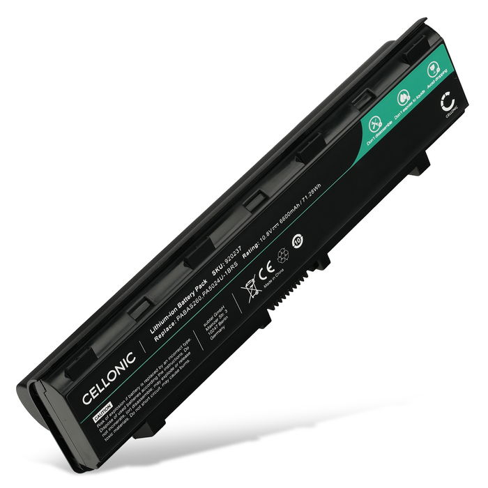Toshiba Satellite C855 Batteria 6600mAh marcata Cellonic