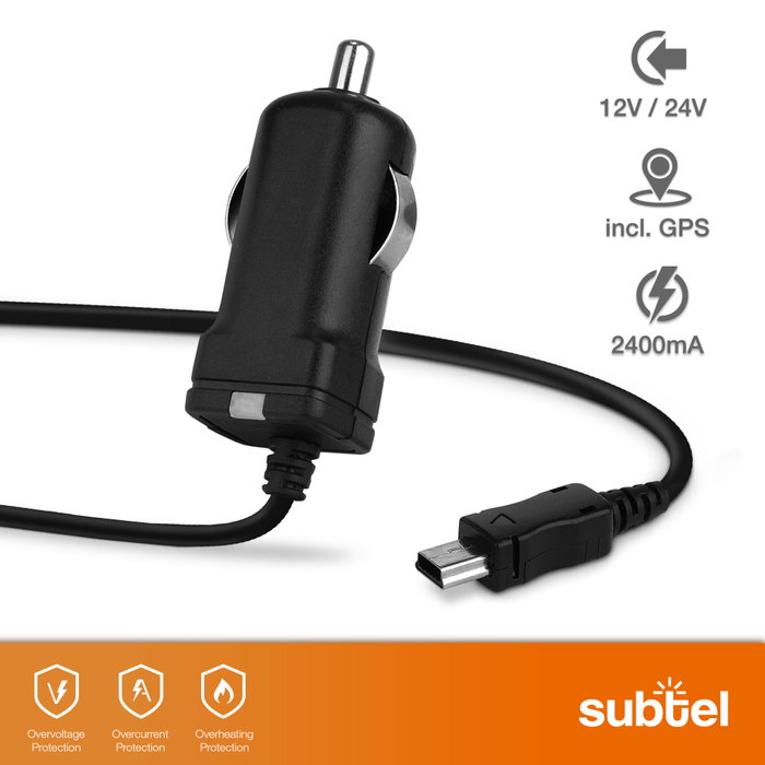 CELLONIC Cable de datos 2.0 1m compatible con BMW Navigator 6 Cable cargador para GPS de PVC Micro USB a USB A 1A