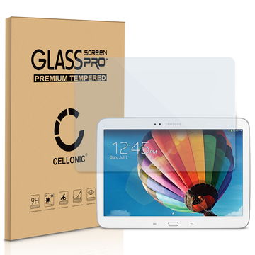 Vetrino protettivo 9H CELLONIC per tablet Samsung Galaxy Tab 3 10.1 (GT-P5200 / GT-P5210 / GT-P5220), (2.5D Screen protector 0.33mm Full Glue), colore Trasparente, pellicola salva-schermo anche per e-reader