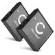 2x 950mAh 3.7V