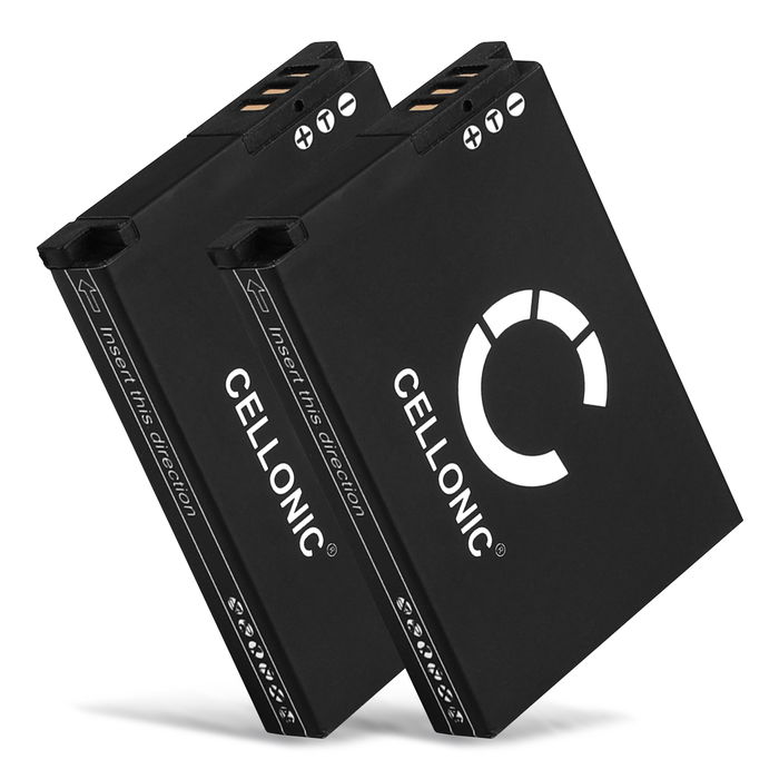 2x Samsung WB1100F Batteria da 1050mAh marcata CELLONIC