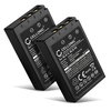 2x Batteria 1000mAh