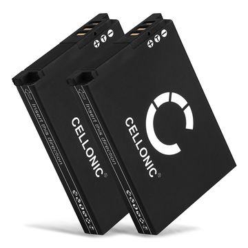 2x Batteria SLB-10 per fotocamera Toshiba Camileo X-SPORTS Affidabile ricambio da 1050mAh, marca CELLONIC