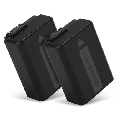 2x Batteria per Sony Alpha 6000, A6000, Alpha 6400, Alpha 7, Alpha 5100, A6100, RX10 IV, NP-FW50 1030mAh marca CELLONIC