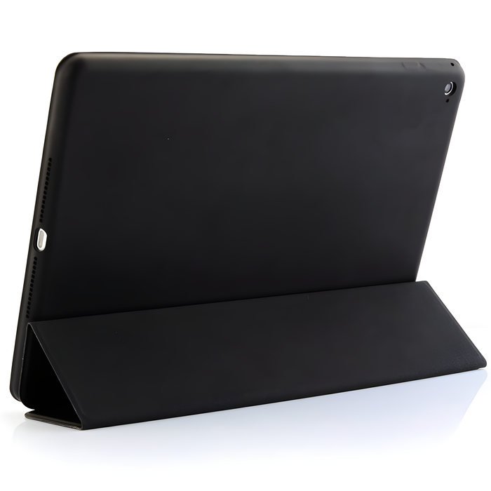 subtel Smart Case compatibile con Apple iPad Pro 12.9 (2021) - A2461 Similpelle Custodia Borsa Guscio Flip Cover Case nero