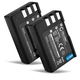 2x Batteria 1000mAh