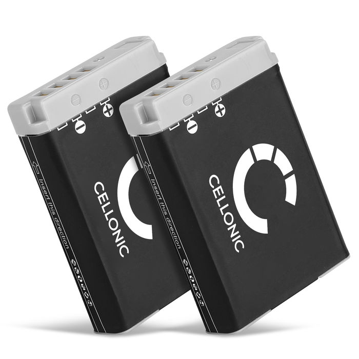 2x Canon PowerShot G7 X Mark III Akku 1010mAh Ersatzakku Batterie von Cellonic