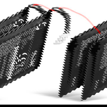 2x Batteria per controller PS4 V1 2013 - DualShock 4 v1 LIP1522 (1300mAh), Batteria sostitutiva per controller Playstation 4 - 1° Gen